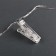 Garland “thread” 4.5 m with nozzles “clothespins”, IP20, transparent thread, 20 LED, glow RG/RB, blinking, 220 V