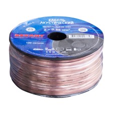 Acoustic cable Rexant Blueline, 2 x 0.35 mm², transparent, bay 100 m