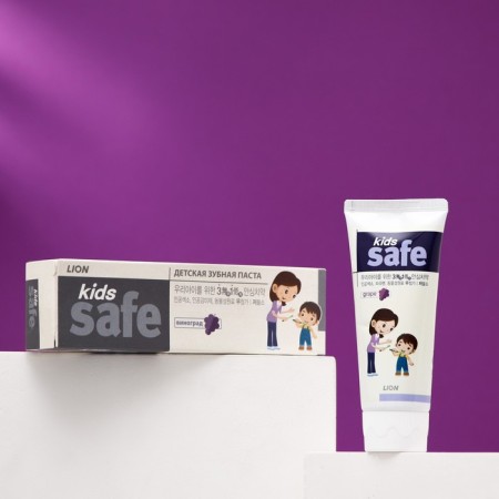 Toothpaste Children's Kids Safe, Grapes, 90 g