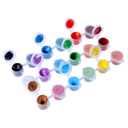 A set of acrylic paints "Bright palette", 18 colors-2
