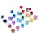 A set of acrylic paints "Bright palette", 18 colors