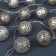 Garland “thread” 4 m with nozzles “ball with a pattern”, IP20, transparent thread, 20 LED, white glow, 8 modes, 220 V