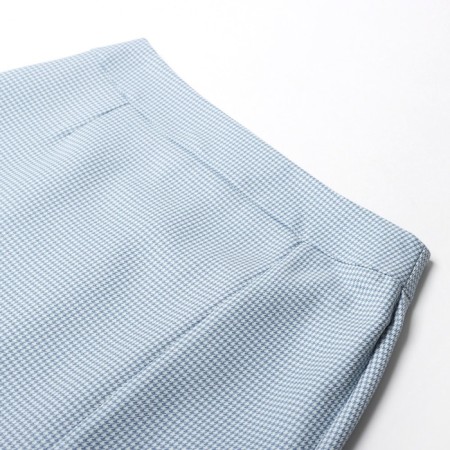 Women's skirt with a cut Mist p. 46, blue/white-6