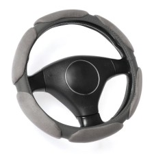 Braid to the steering wheel Torso, velor, size 38 cm, gray