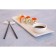 Bacchette sushi sticks, length 21 cm, black color