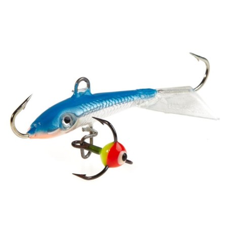 Balancir Lucky John Fin 3 + tee, 4 cm, color 15h blister-3