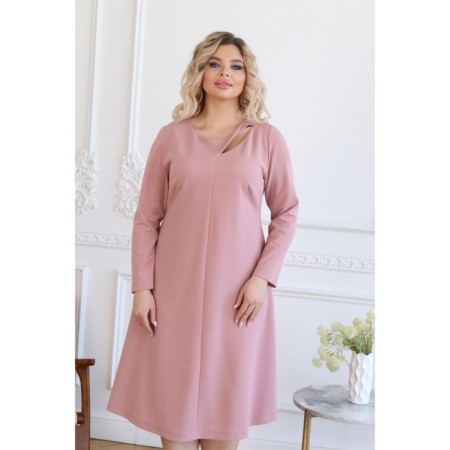 Women's dress, size 54, pink color-10