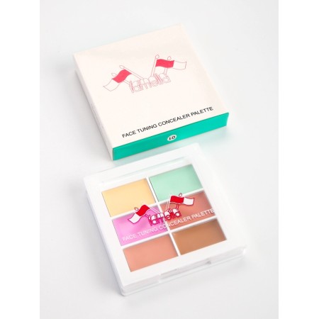 Facial concoct palette, 6 centers, waterproof-5