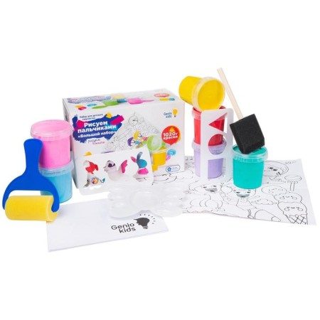 Set for children's creativity "drawing with fingers" "Big set"