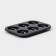 Baking uniform “Donuts”, 26.5 × 17 cm, 6 cells, anti -stick coating, black color