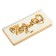 Wooden envelope "Congratulations!" White, hearts, 17 x 8.5 x 2 cm