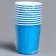 A single -single -paper cup, blue color 205 ml