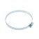 Chervyeric zein clamp, end-to-end carriage, diameter 105-127 mm, width 12.7 mm, galvanized