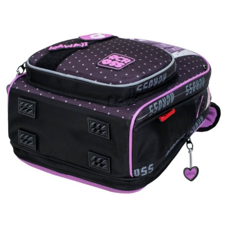 School backpack by Ergon. Spray Across 194 37*28*12 Virgin + Pen, Back Cher/Rose 24-194-7-6