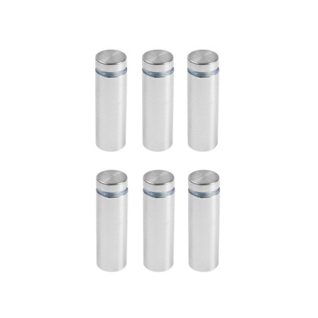 Remote holder for signs, 16x50 mm, color matte nickel, set 6 pcs.