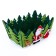 New Year's basket for the decor "Santa Claus in the forest" 20 × 15 × 11 cm