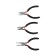A set of hinge and lobe instruments Lom mini, pliers, sidebips, long-hugs