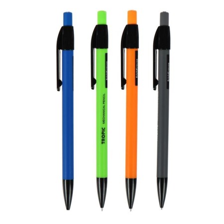 Mechanical pencil Erichkrause "Tropic", NV, Griffel D = 0.5 mm, Soft Touch coating, in a box, mix-5