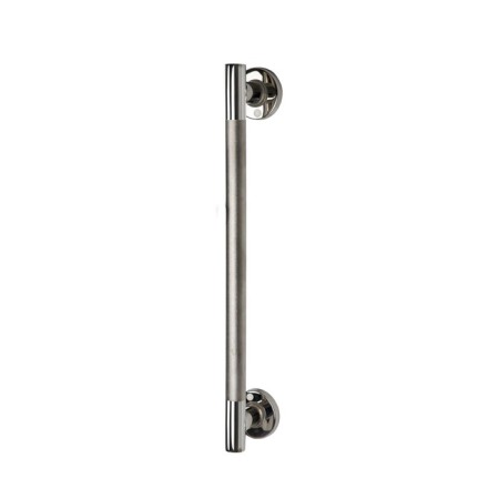 Bath handrail with an anti -slip surface Ken L, chrome