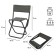 Tourist folding Green Glade RS320, Haki
