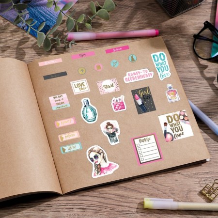 Stickerbook "#Fashion", 8 sheets, 14 x 21 cm-3