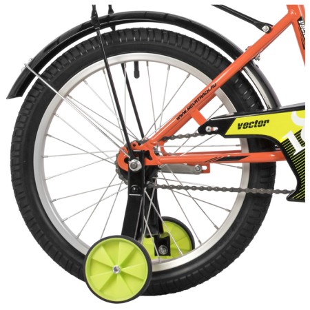 Bicycle 18 "Novatrack Vector, Orange color-3