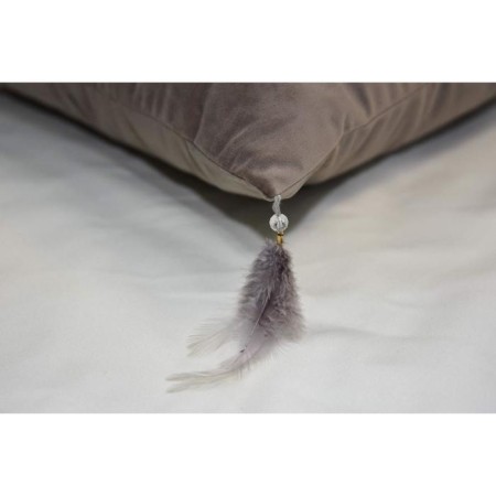 Pillowcase "Jasmine", size 45x45 cm, color gray color-3
