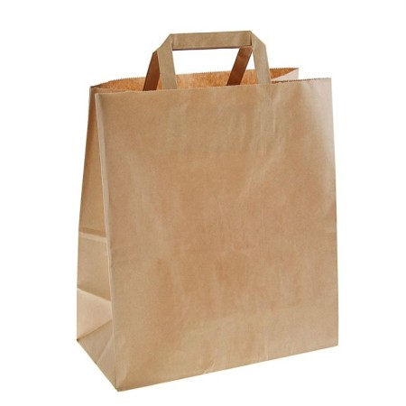 Package Crafts without printing, flat handle 24 x 14 x 28 cm