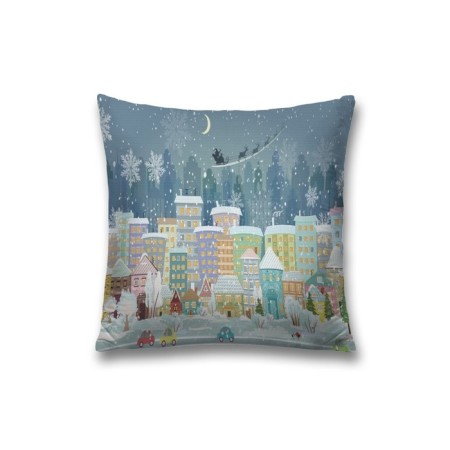 Decorative pillowcase "New Year's Eve", on a zipper, size 45x45 cm