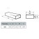 Rectangular channel, ventilation zein, 60 x 120 mm, 0.35 m