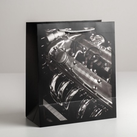 Package Gift Laminated Vertical, packaging, "February 23", Ml 23 x 27 x 11.5 cm-4