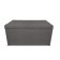 Puff with a lid and weighting, 800 × 400 × 420 mm, Bahama mitch, Steel color