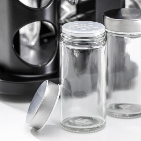 Set for glass spices on the stand “Chef”, 90 ml, square, 16 pcs-1