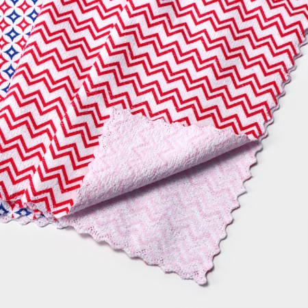 A set of napkins for harvesting shares, 220 g, 5 pcs, 30 × 30 cm, microfiber-6