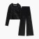 Female set (longshit, trousers) minku: Casual Collection Black color, p. 42