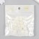 Plastic beads "White balls with sparkles" glow in the dark 20 g d = 1.2 cm