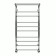 Water towel Terminus "Arctur" P10, 500x800 mm, lower connection, chrome