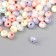 Beads for creativity Plastic "Crystal ring with faces" Pearls 20g 0.4x0.6x0.6 cm 78771