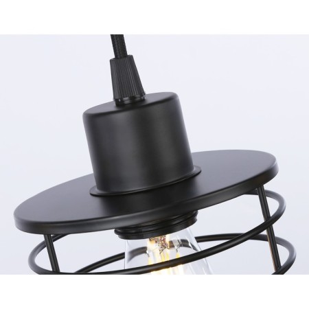 Lightwood LOOT LOFT AMBRELLA LIGHT, TraDITIONAL, TR8075, 3HE27, Black Color Black-4