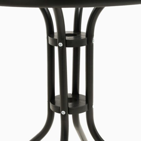 Set of garden furniture: table + 2 stools, beige, textile-3