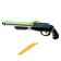 Pneumatic “double -barreled gun” gun shoots with silicone bullets, MIX color