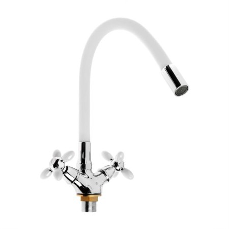 Accoona A4882G-1 kitchen mixer, two-wound, with flexible surge, white-1