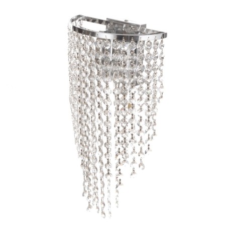 Bra "Gloria" 1x60W E14 chrome 20x12x32cm-3