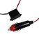 Cartage neon thread for lighting salon, feeder 12 V, 5 m, purple