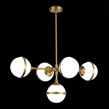 Suspension lamp ST LUCE. SL1157.303.05. Arbe. 5x40 W, E14, 105x63x55 cm, bronze color-1