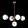 Suspension lamp ST LUCE. SL1157.303.05. Arbe. 5x40 W, E14, 105x63x55 cm, bronze color