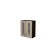 Cabinet of a hinged 2 windows, 60x30x72 cm, wenge, windbreak of Sonoma