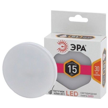 LED LED era Standard "tablet", 15 W, GX53, 1200 lm, 2700k, glow warm white
