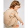 Children's overalls with ruffles fashion, height 68 cm, beige color