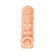 Kokos nozzle is realistic with additional stimulation, TPE, bodily, 15.6 cm, l